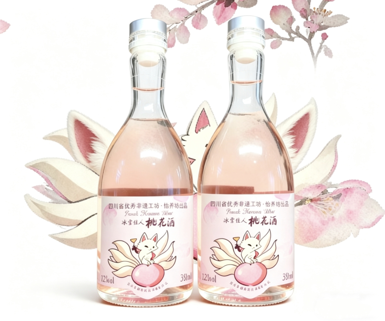 冰雪佳人.桃花酒